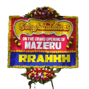 papan bunga, karangan bunga, karangan bunga grand opening