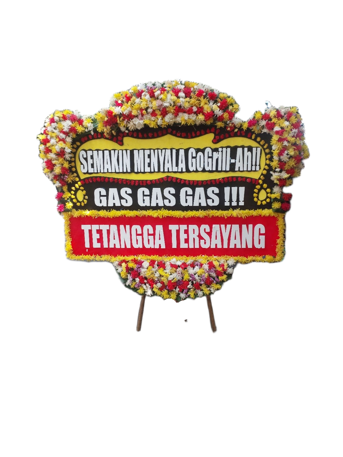 bunga papan wedding, toko bunga online, pesan bunga papan