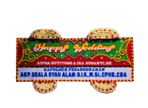bunga papan wedding, toko bunga online, pesan bunga papan