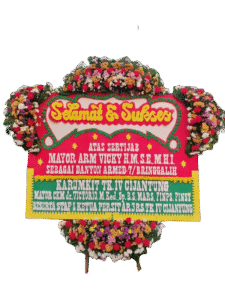 bunga papan wedding, toko bunga online, pesan bunga papan