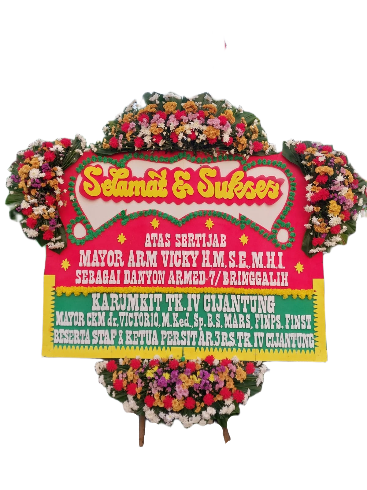bunga papan wedding, toko bunga online, pesan bunga papan